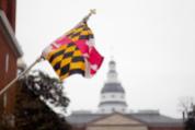Annapolis-State-House-MD-flag